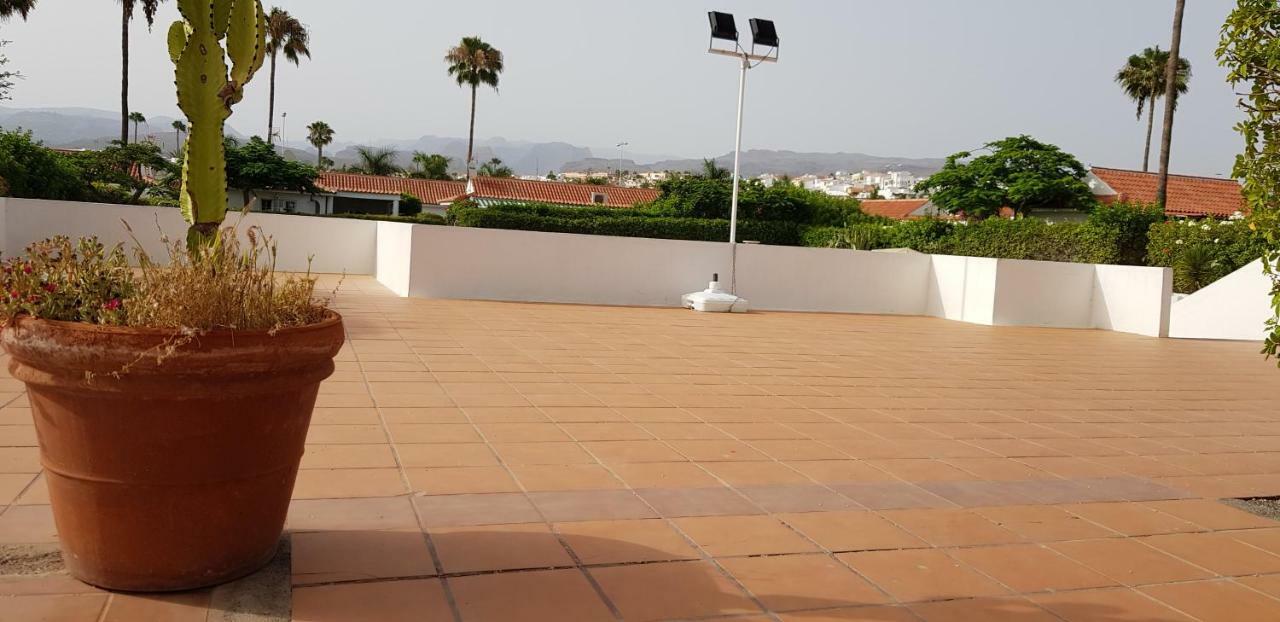 Pool & Wifi Free Shared Flat Private Room By Ocean Park Maspalomas  Ngoại thất bức ảnh