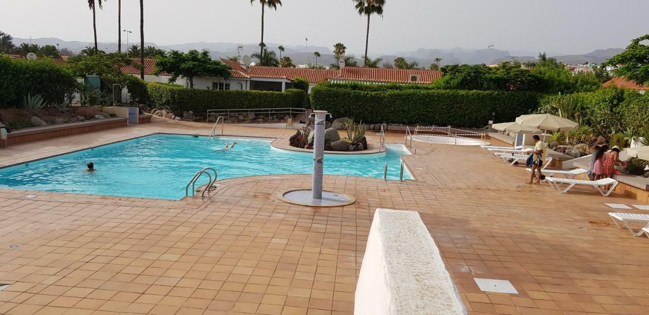 Pool & Wifi Free Shared Flat Private Room By Ocean Park Maspalomas  Ngoại thất bức ảnh